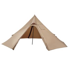 VEVOR Hot Tent for 2 Persons, Portable Winter Tipi Tent with Stove Jack, Waterproof Canvas Camping Tents