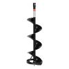VEVOR Ice Auger Drill Bit, 8" Dia. High-Strength Steel Ice Fishing Augers, Weather-Resistant Spiral Drill Bits Replacement with Center Tip