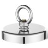 VEVOR Fishing Magnet, 1000 LBS/454 Kg Pulling Force Super Strong Neodymium Fishing Magnet