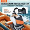 VEVOR Life Vest for Watersports (PFD), Life Jacket with Waterproof Nylon & 96N Buoyancy, Life Vest/Jacket for Any Water Activity-Fishing, Kayaking