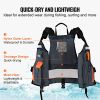 VEVOR Life Vest for Watersports (PFD), Life Jacket with Waterproof Nylon & 80N Buoyancy, Life Vest/Jacket for Any Water Activity-Fishing, Kayaking