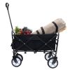 Collapsible Foldable Wagon Cart with strapping system, Beach Wagon , Utility Cart